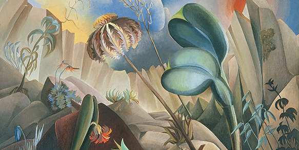 لوحة زيتية للفنانة هانا هوش.